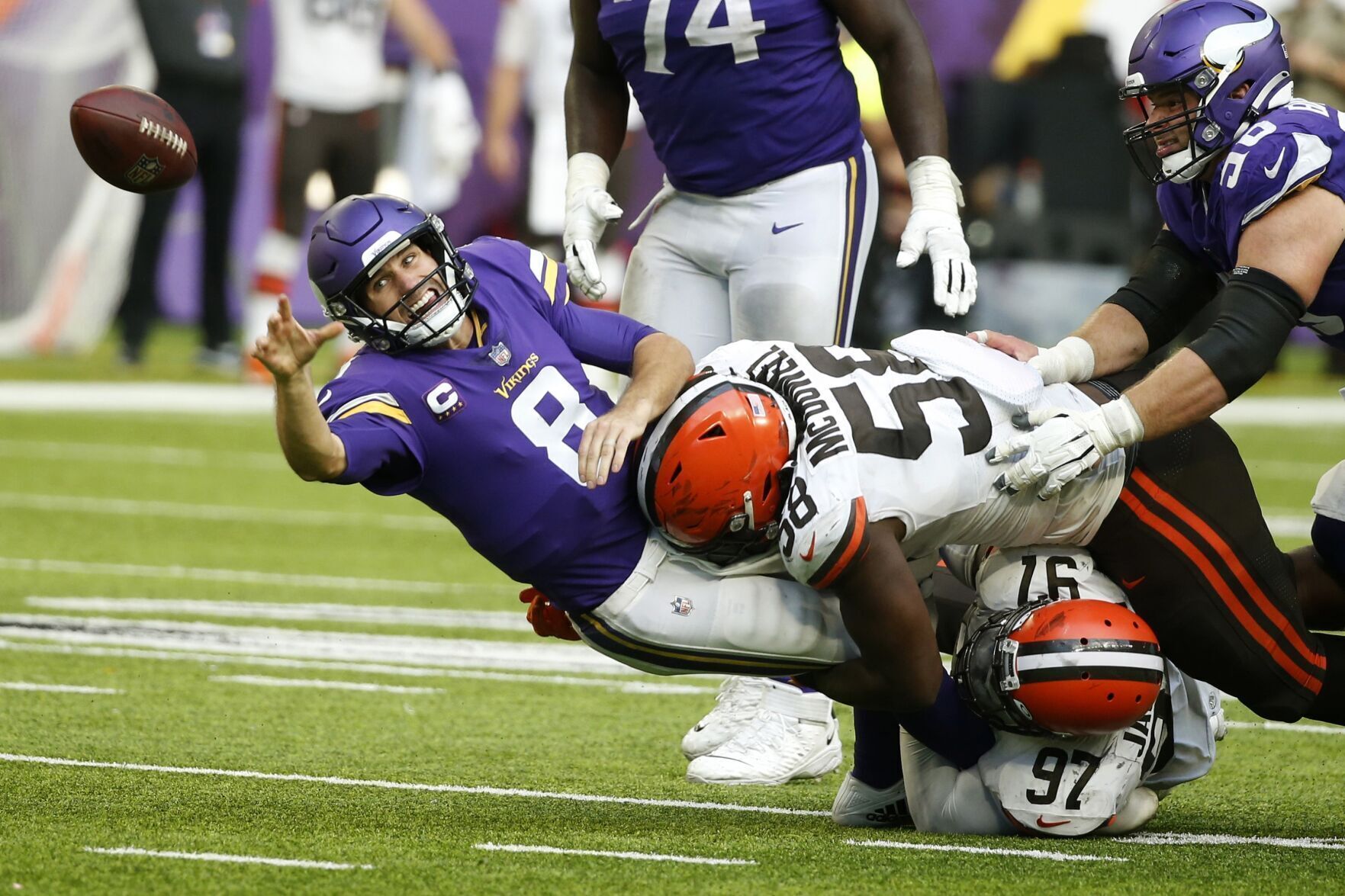 APTOPIX Browns Vikings Football